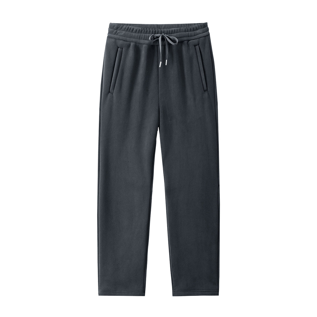 Herren Fleece-Jogginghose mit elastischem Bund, Kordelzug und gerippten Bündchen Echoarchiv