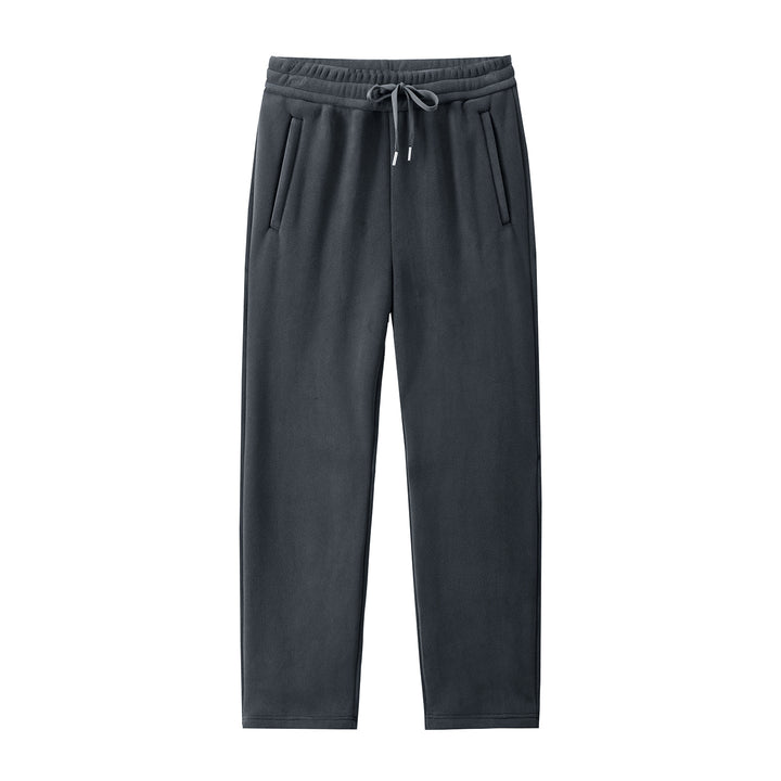 Herren Fleece-Jogginghose mit elastischem Bund, Kordelzug und gerippten Bündchen Echoarchiv