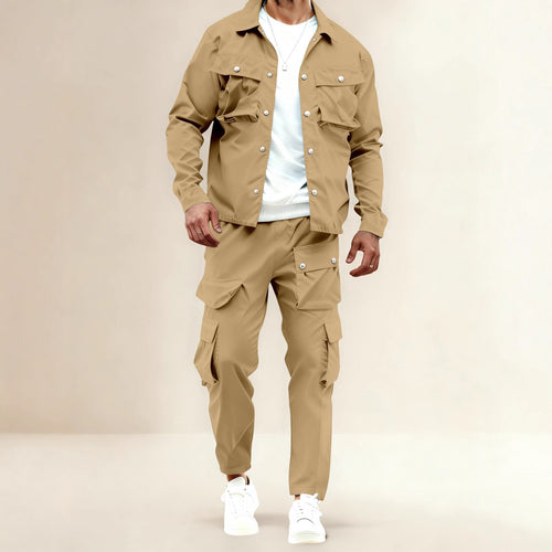 Herren Cargo-Jacke und Hose Set Echoarchiv