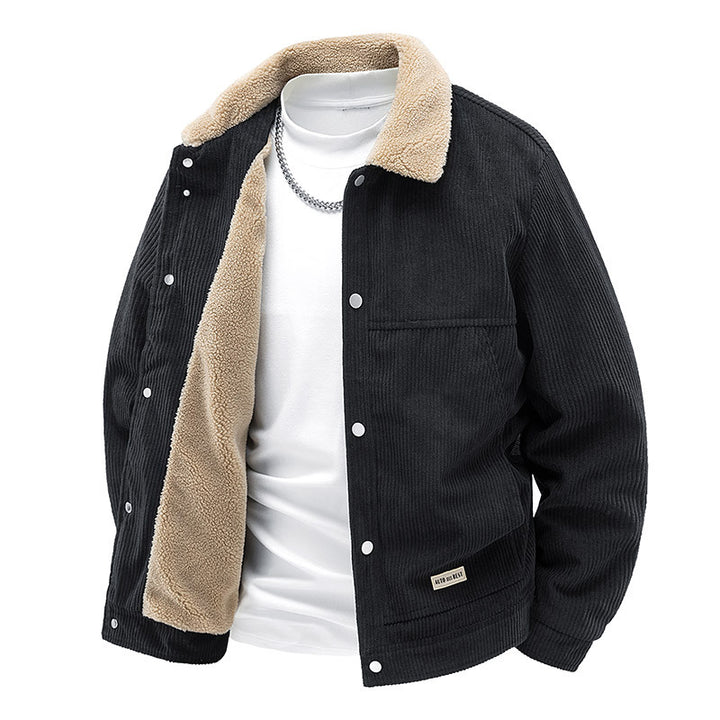 Herren Baumwolljacke mit Teddyfellfutter Echo Archiv