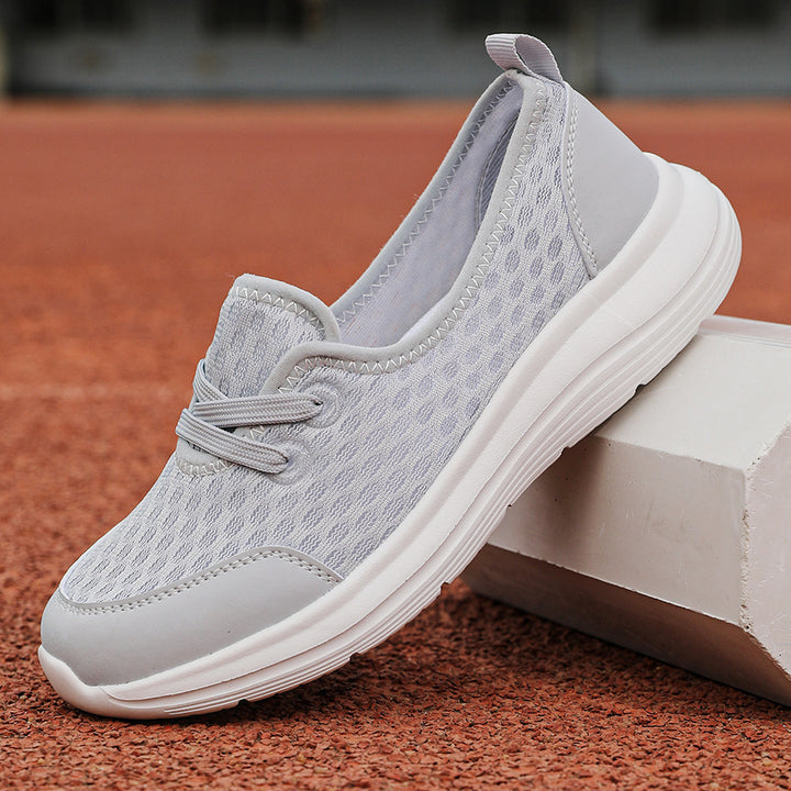 Damen nan atmungsaktiver Schlupfsneaker mit viskoelastischem Fußbett und rutschfester Sohle Echo Archiv