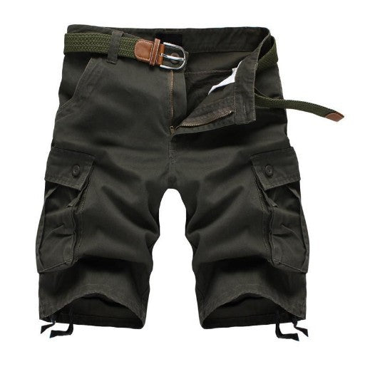 Herren Cargo-Shorts mit Tasche und verstellbarem Gürtel Echoarchiv