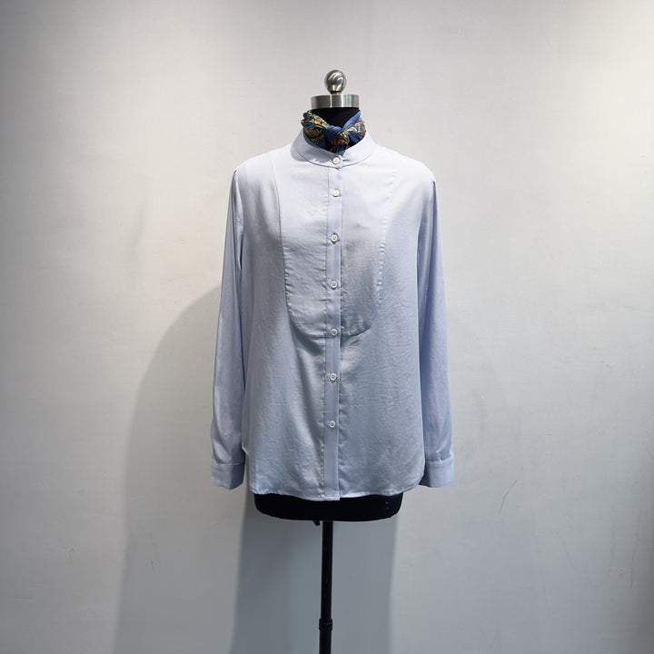 Damen Chic Knopf-bluse Echoarchiv