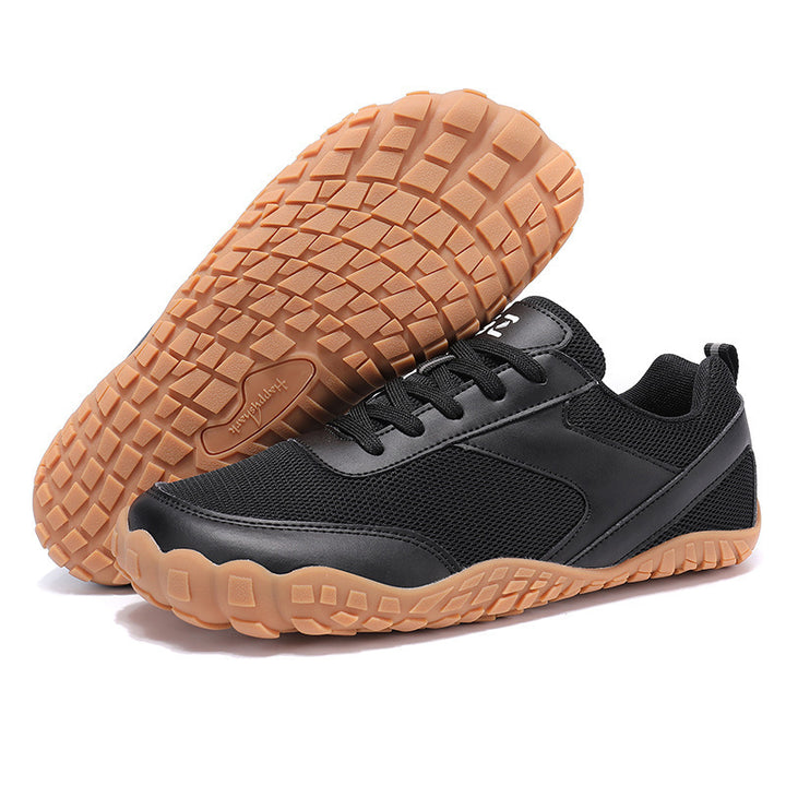 Herren leichte atmungsaktive Trail-Sneaker mit robuster Gummiprofilsohle Echoarchiv