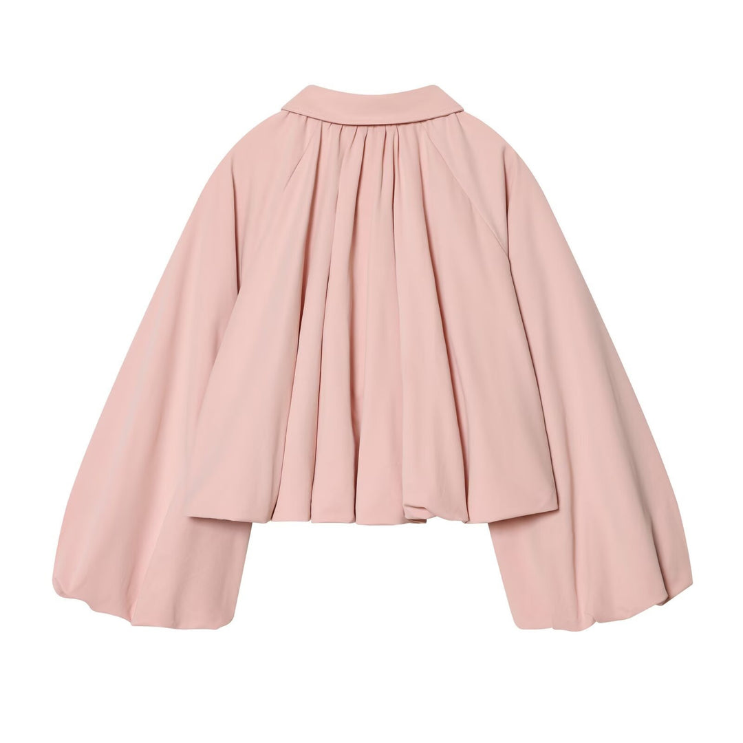 Damen modische Blousonjacke mit voluminösen Ärmeln und Reißverschluss Echo Archiv