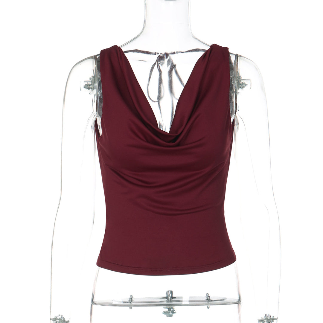 Damen Elegantes Crossover-Oberteil Echo Archiv