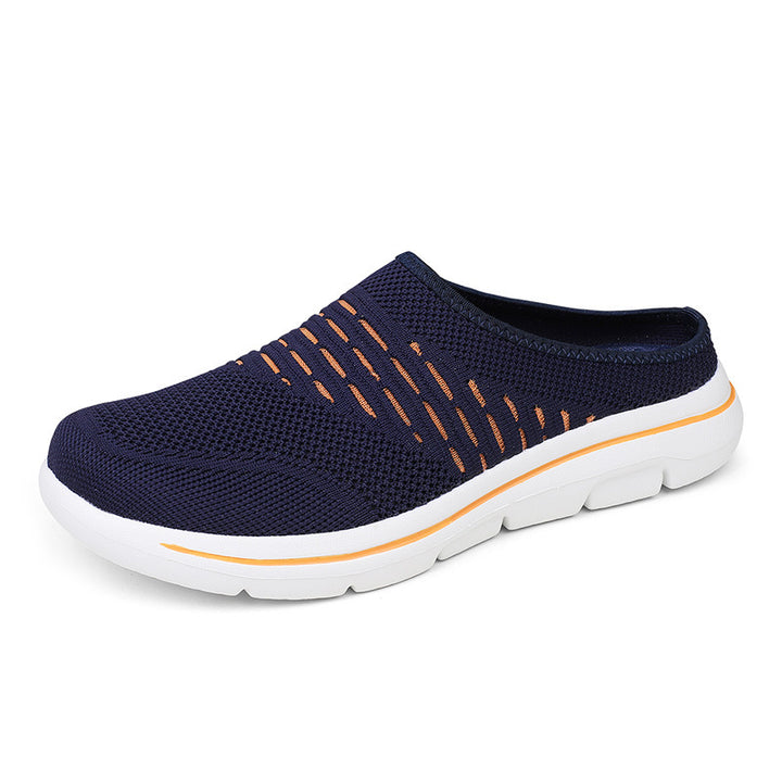 Damen nan atmungsaktive Strick-Slipper Clog mit orthopädischem Memory-Schaum-Fußbett Echo Archiv