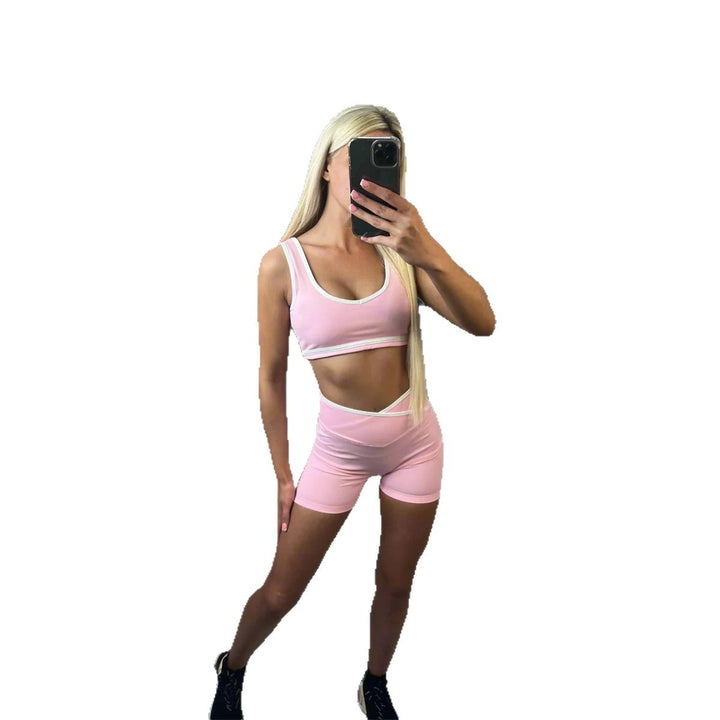 Damen Sportliches Oberteil und Shorts Set Echo Archiv