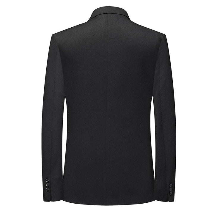 Herren Slim-Fit Einreihiges Sakko mit feiner Struktur Echo Archiv