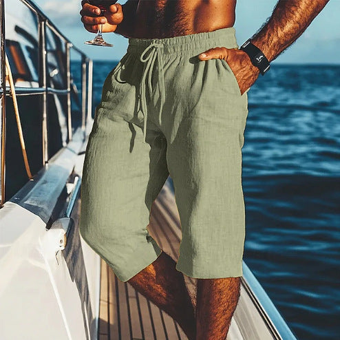 Herren lässige Sommer-Caprihosen Echoarchiv
