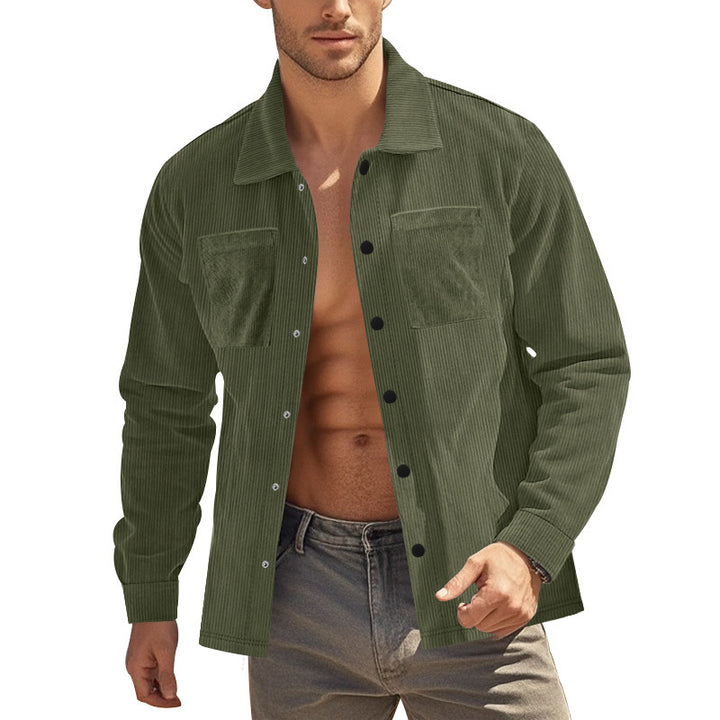 Herren Corduroy Freizeithemden Echoarchiv