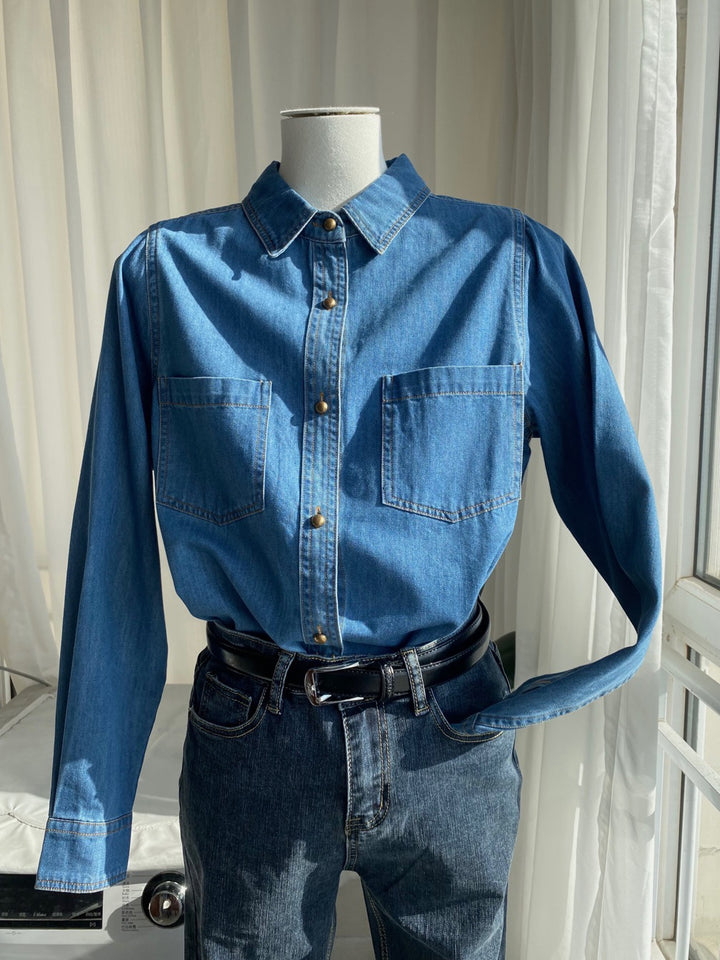 Damen Denim Hemd Echo Archiv