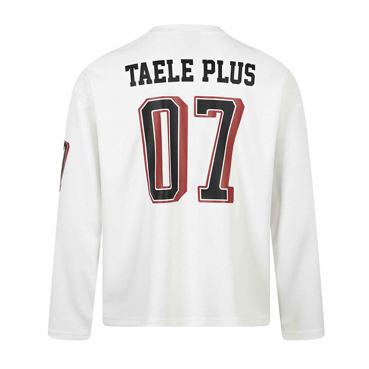 Unisex Sportliches Oversize‑Hockey‑Trikot mit Mesh‑Struktur, Nummernprint und V‑Notch‑Kragen Echoarchiv