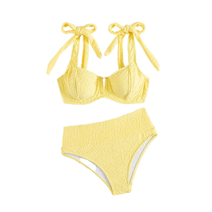 Damen Hochgeschnittener Bikini mit verspieltem Bindungssystem Echo Archiv