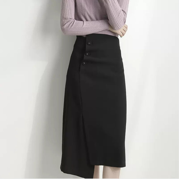 Damen Elegante Bleistiftrock mit asymmetrischem Schnitt Echoarchiv