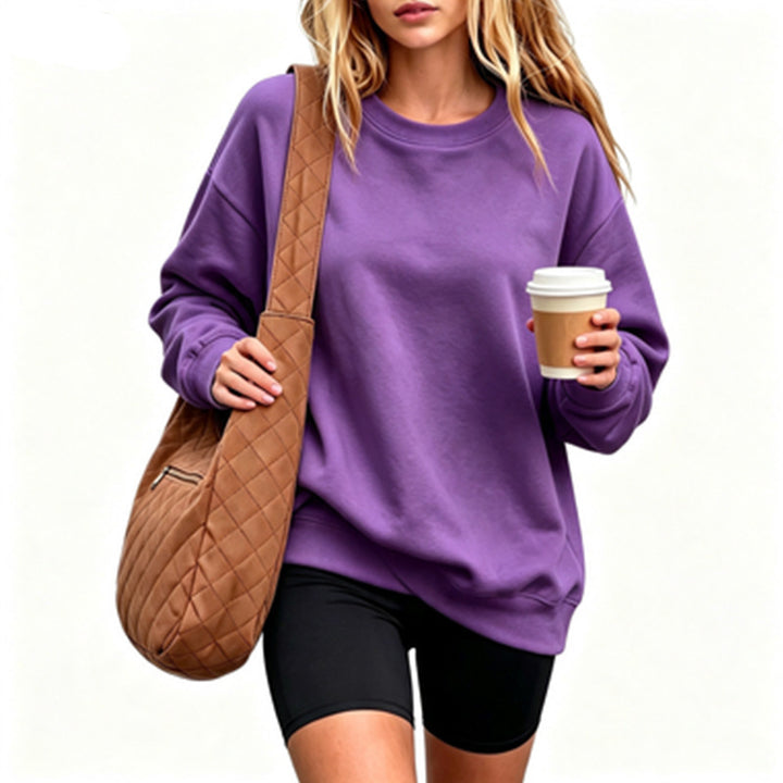 Damen Bequemer Oversized Sweatshirt Echoarchiv