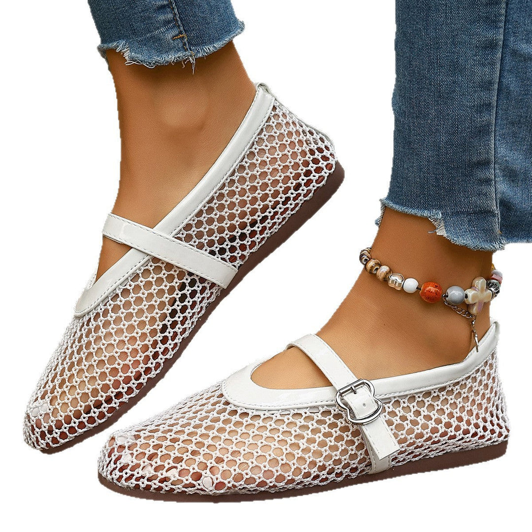 Damen Netzschuhe mit elegantem Riemen Echoarchiv