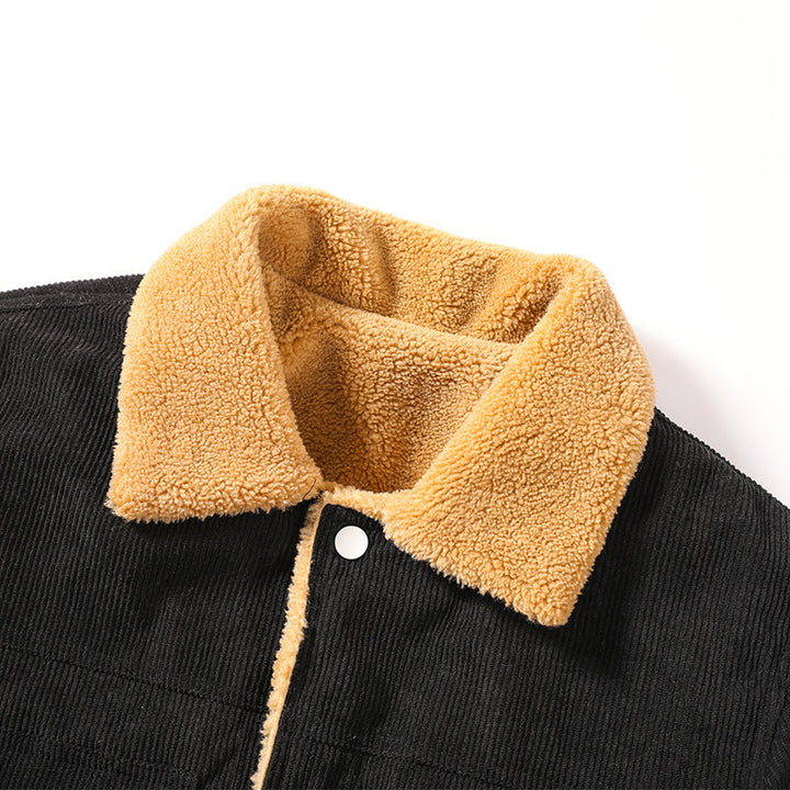 Herren Cordjacke mit weichem Fleecefutter Echo Archiv