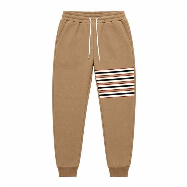 Herren Sportliche Jogginghose mit seitlichem Streifenpanel und Kordelzug Echoarchiv