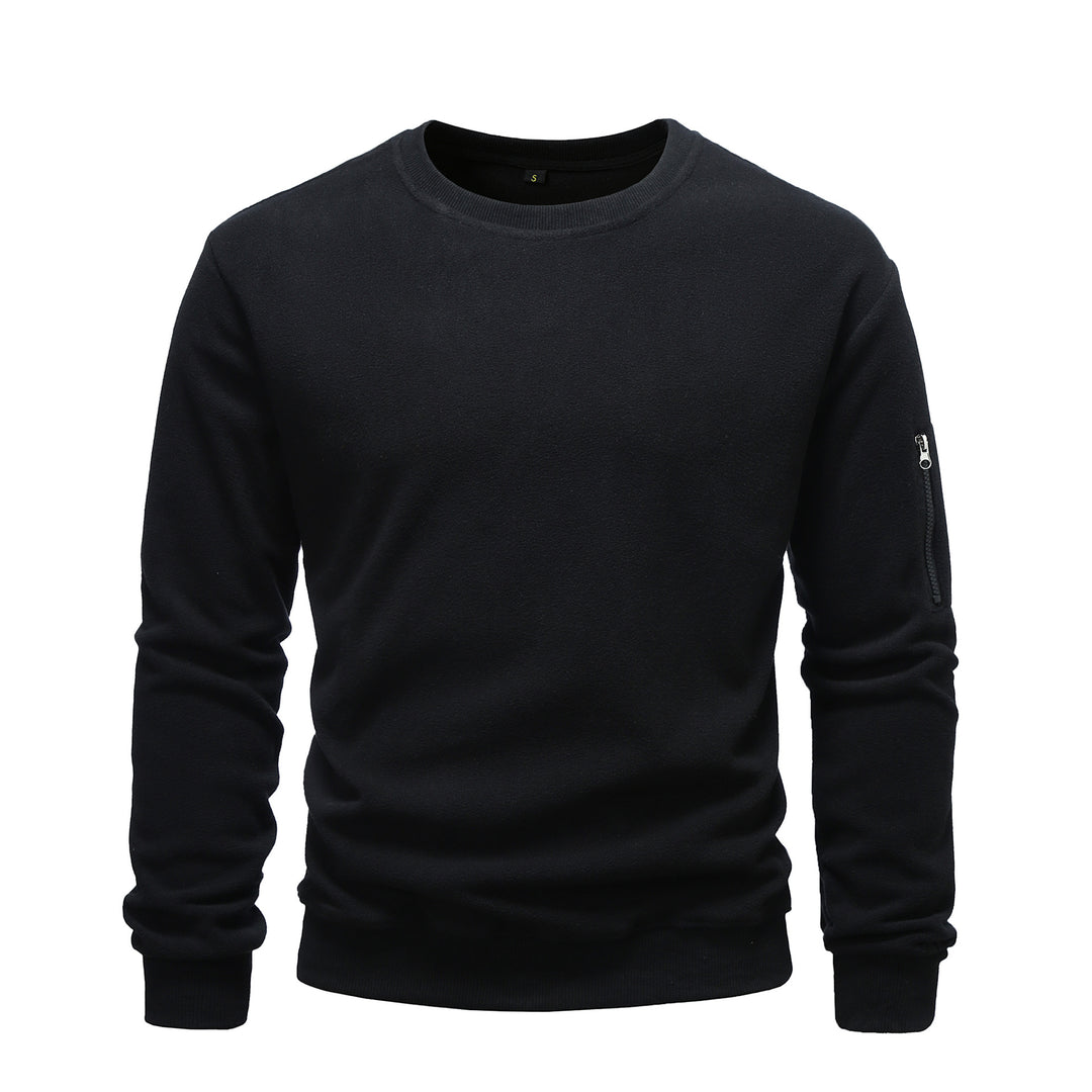 Herren Fleece Sweatshirt mit praktischer Seitentasche Echoarchiv