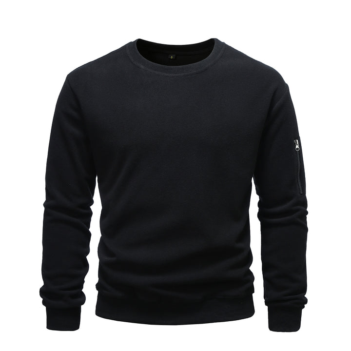 Herren Fleece Sweatshirt mit praktischer Brusttasche Echoarchiv