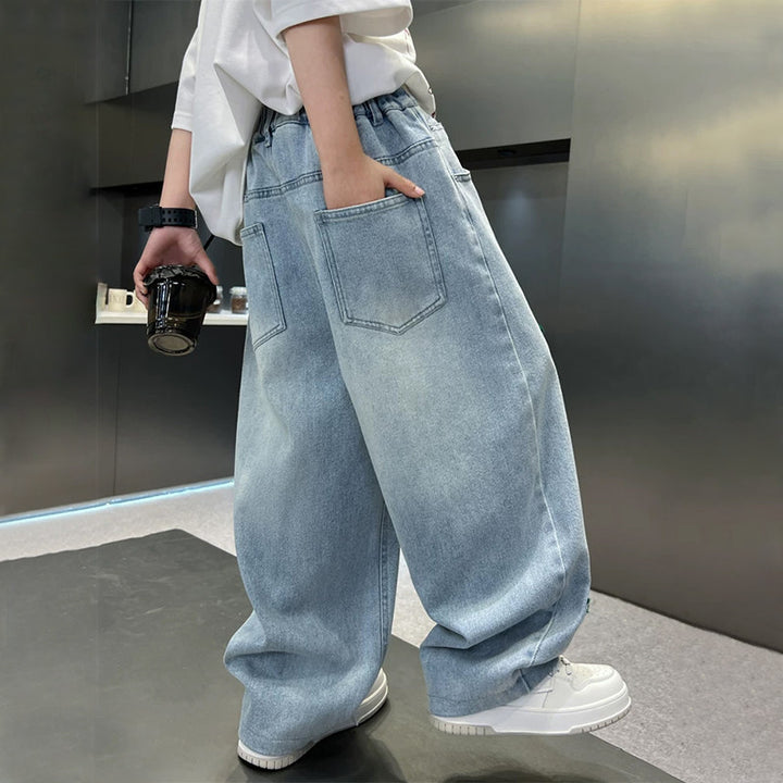 Unisex lässige Jeans mit einzigartigen Stickereien Echo Archiv