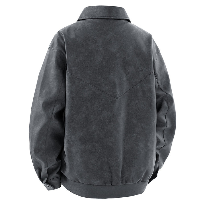 Herren Kunstlederjacke im modernen Schnitt mit vielen praktischen Taschen Echoarchiv