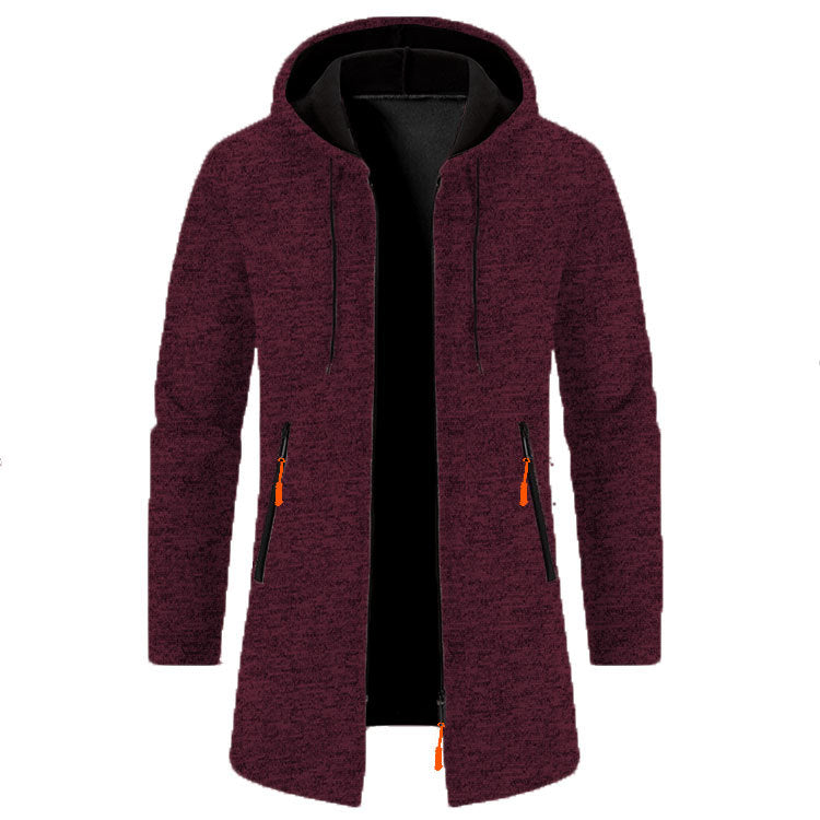 Herren Lässige Kapuzenjacke mit ergonomischem Schnitt und praktischen Reißverschlusstaschen Echoarchiv
