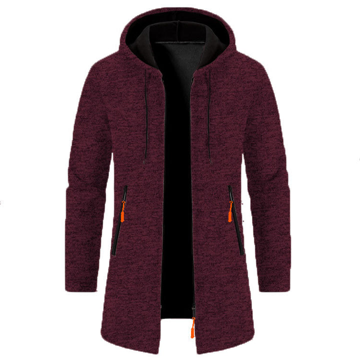 Herren Lässige Kapuzenjacke mit ergonomischem Schnitt und praktischen Reißverschlusstaschen Echoarchiv