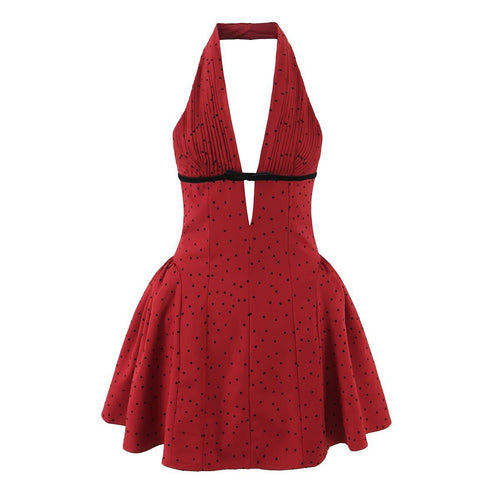 Damen Neckholder-Kleid mit schmeichelndem Schnitt und eingearbeiteten Falten Echo Archiv