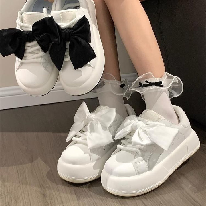 Damen Sneakers mit modischem Schleifen-Design und Komfort-Sohle Echo Archiv