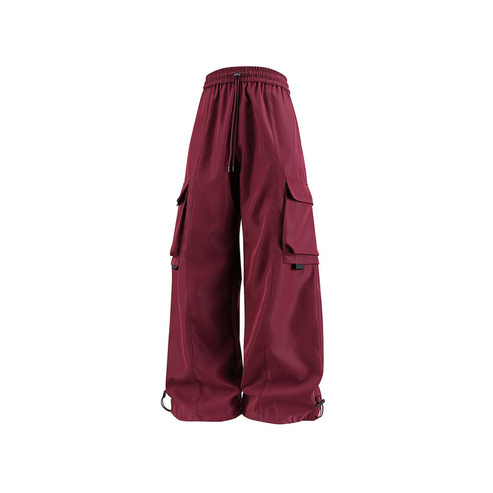 Herren weite Utility‑Cargohose im Baggy‑Cut mit Tunnelzugbund, großen Klappentaschen und verstellbarem Beinabschluss Echo Archiv