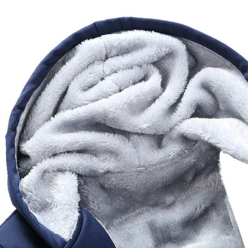 Herren Fleece-Sportanzug mit Kapuze und elastischem Bund Echoarchiv