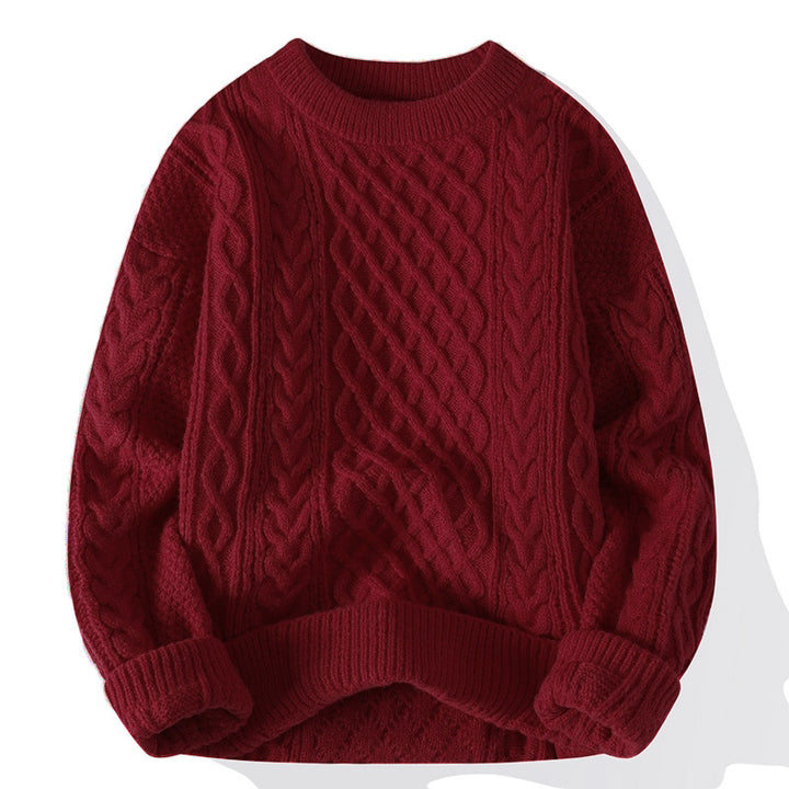 Damen Grobstrickpullover mit Zopfmuster Echoarchiv 1787964300
