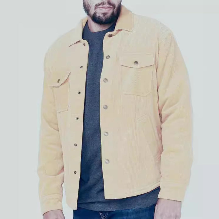 Herren Cordjacke mit praktischen Pattentaschen und weich gefüttertem Innenfutter Echoarchiv