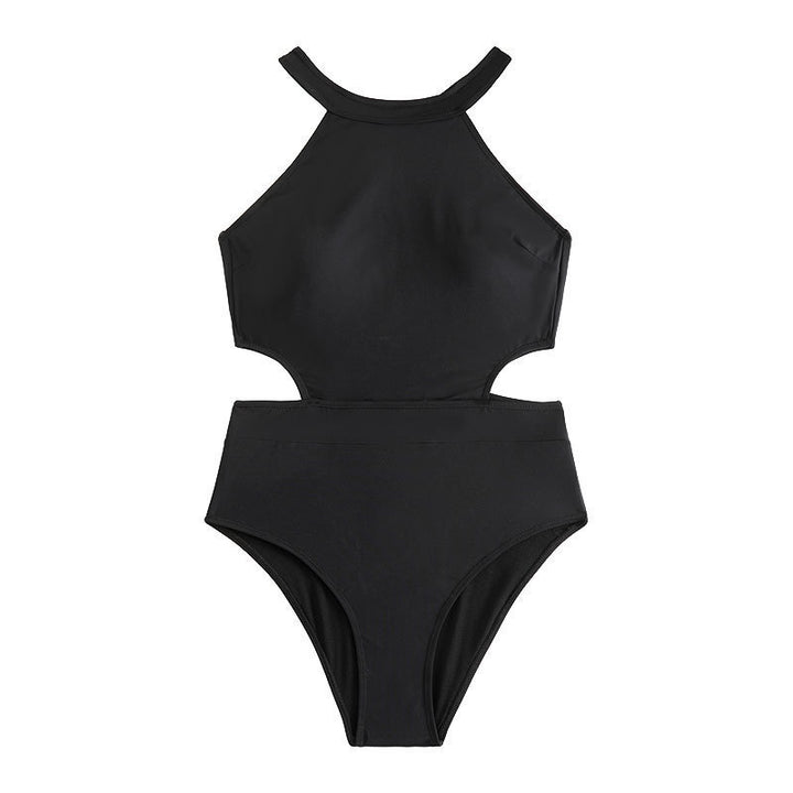 Damen Einteiler Badeanzug mit modischem Cut-Out und sportlichem Design Echo Archiv