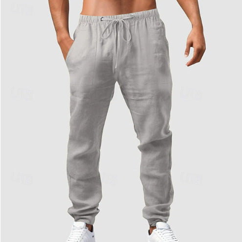 Herren Baumwoll-Jogginghose mit elastischem Bund und praktischen Taschen Echoarchiv