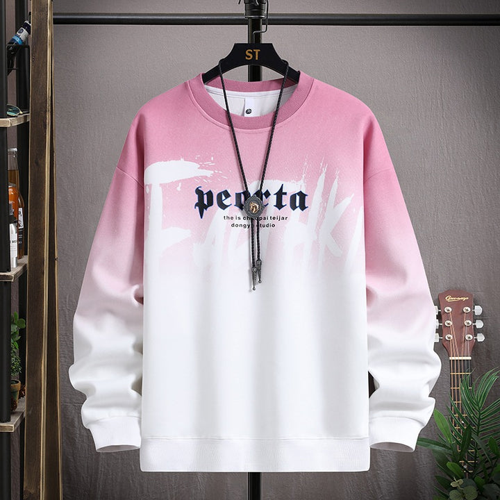 Herren lässiger Sweatshirt mit modernem Grafikdruck Echoarchiv