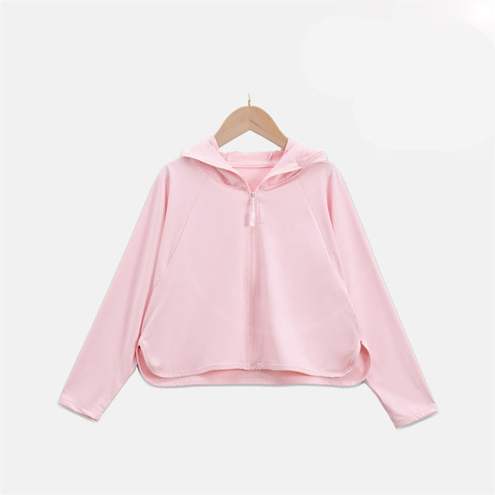 Damen Leichte UV-Schutzjacke mit Kapuze und atmungsaktiven Eigenschaften Echo Archiv