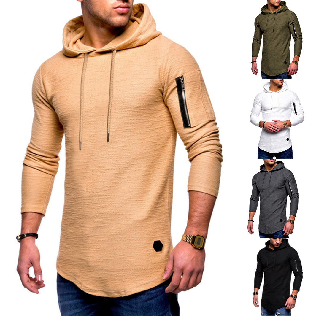 Herren Hoodie mit modernem Reißverschluss Echoarchiv