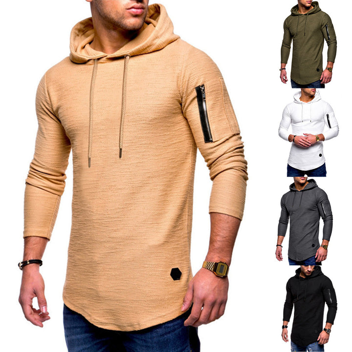 Herren Hoodie mit modernem Reißverschluss Echoarchiv