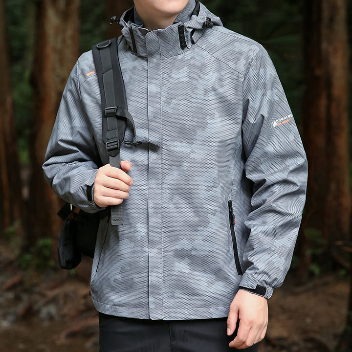 Herren wetterfeste Outdoor-Jacke Echo Archiv