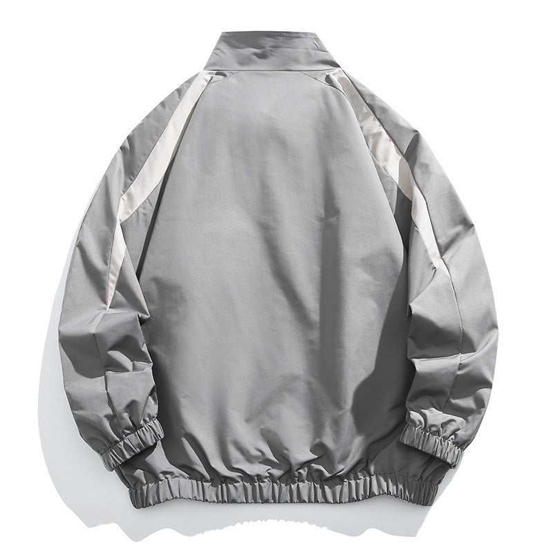 Herren Sportliche Übergangsjacke mit hohem Kragen und elastischer Taille Echo Archiv