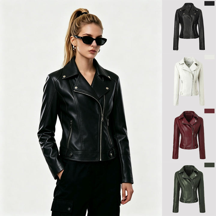 Damen Klassische Bikerjacke Echo Archiv