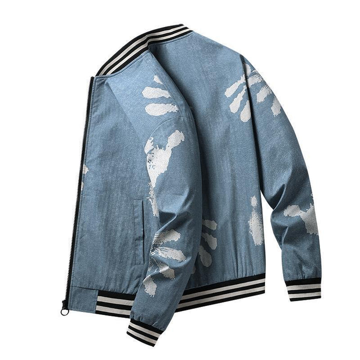 Herren Modische Bomberjacke Echo Archiv
