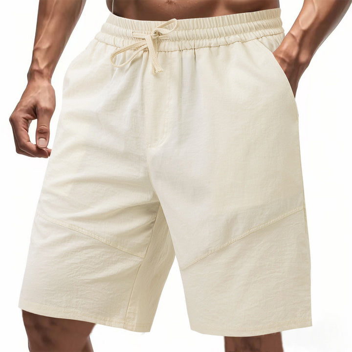 Herren Freizeit-Shorts mit elastischem Bund und seitlichen Taschen Echoarchiv