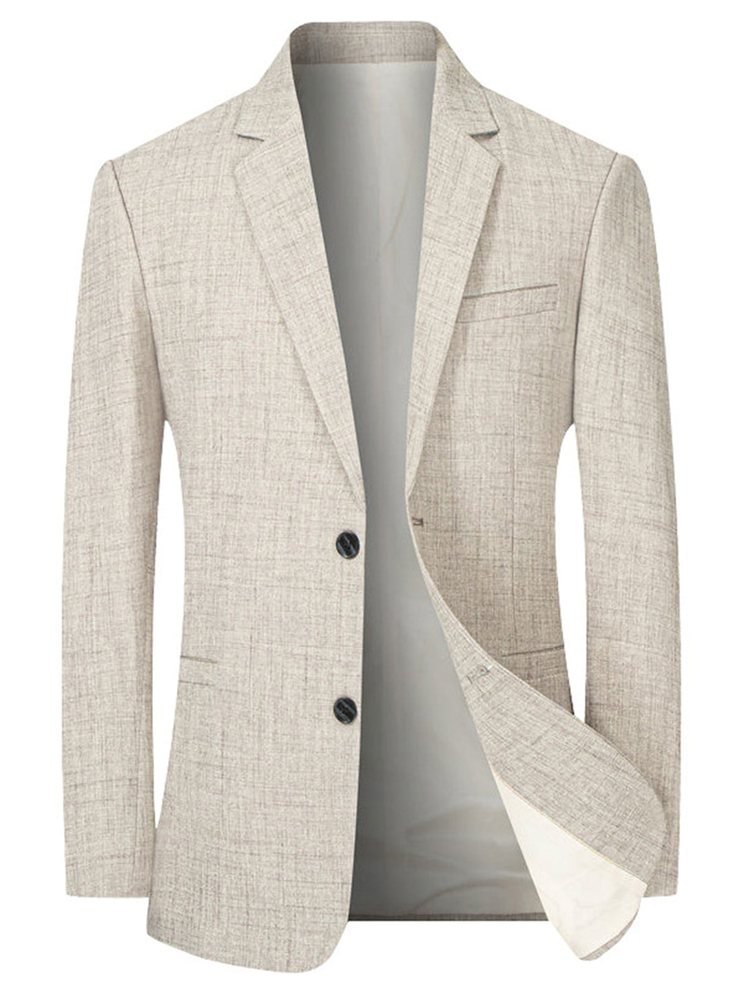 Herren eleganter Freizeitblazer mit strukturierter Oberfläche Echoarchiv