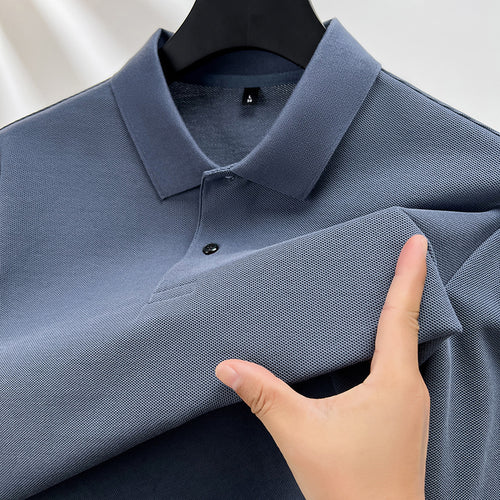 Herren Poloshirt mit langem Arm aus atmungsaktivem Funktionsmaterial Echoarchiv