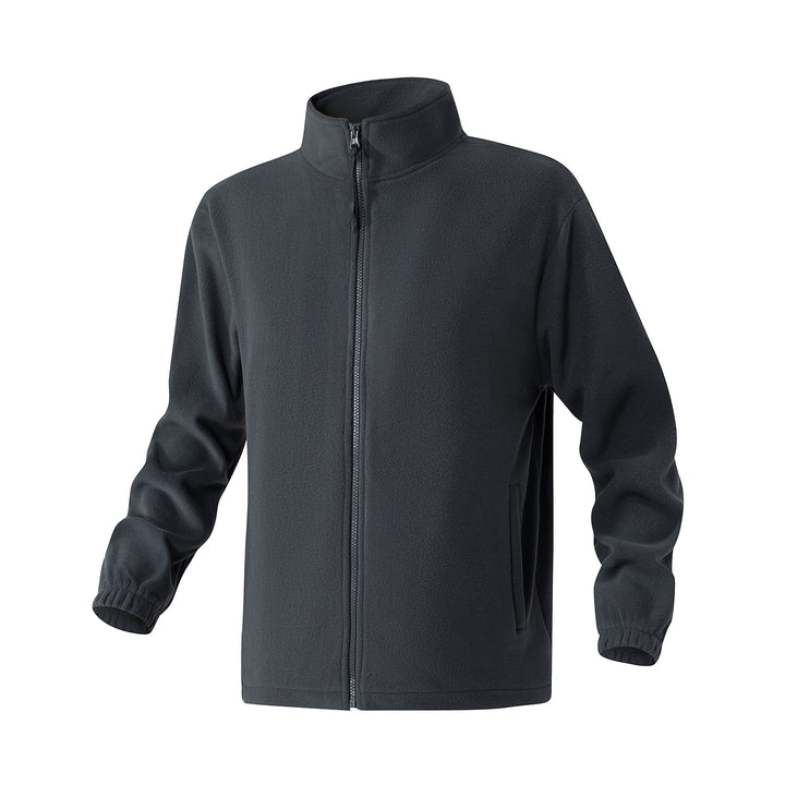 Herren Fleecejacke mit Stehkragen, durchgehendem Reißverschluss und elastischen Bündchen Echo Archiv