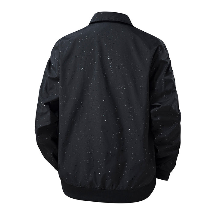 Herren Modische Übergangsjacke mit innovativem Stehkragen und nahtlosen Seitentaschen Echo Archiv